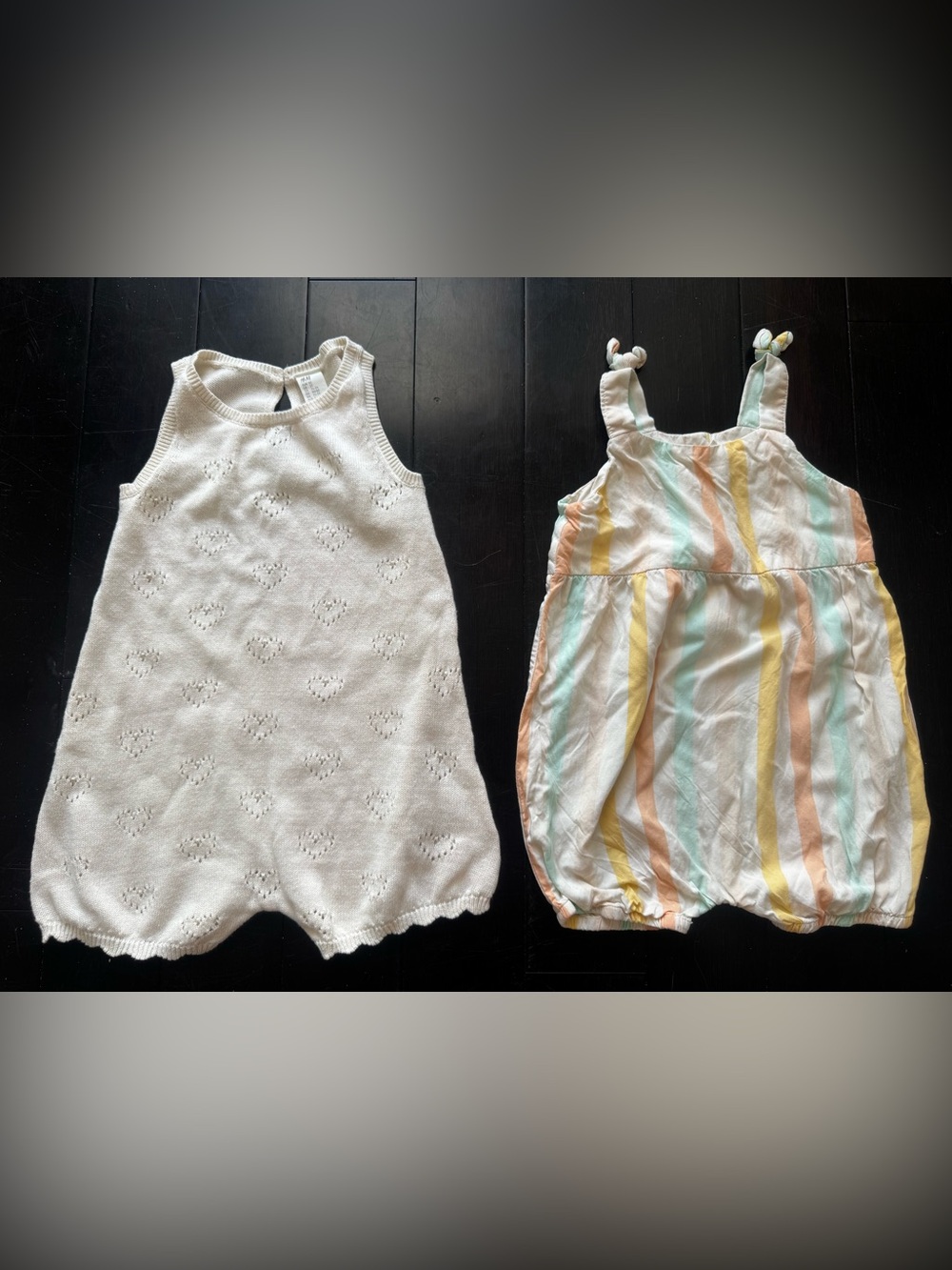 2 baby rompers H&M 92 2T